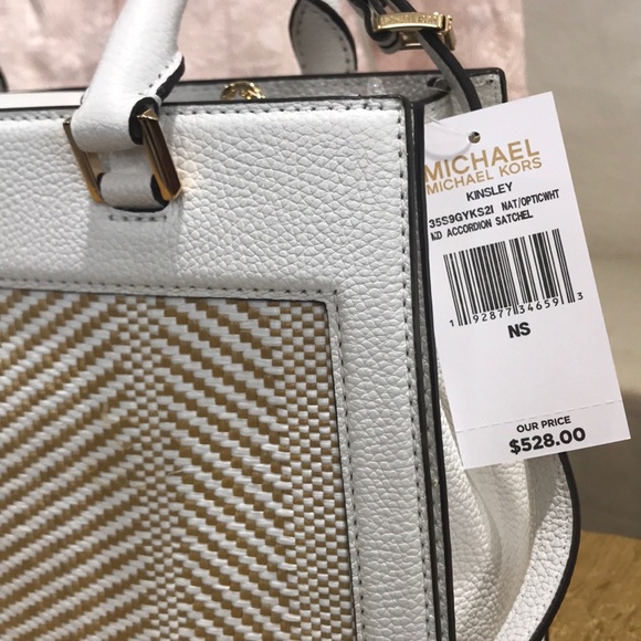 Michael Kors Kinsley Accordion Satchel - Picture 6 of 8